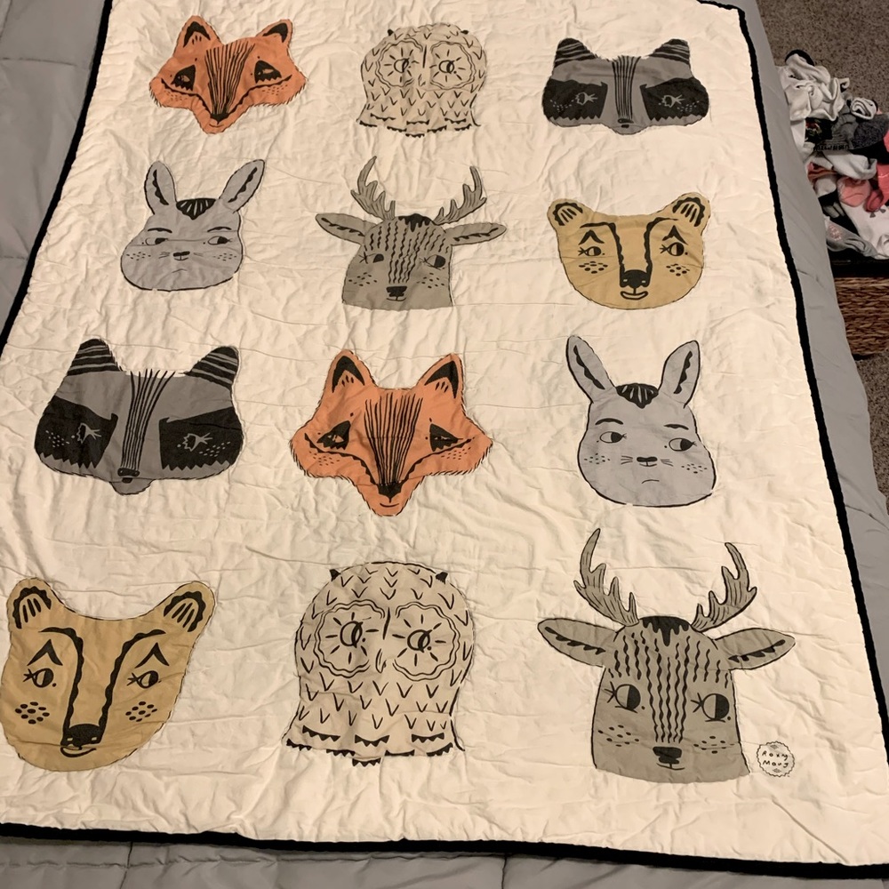 Crate and Kids Woodland Quilt/Bedding